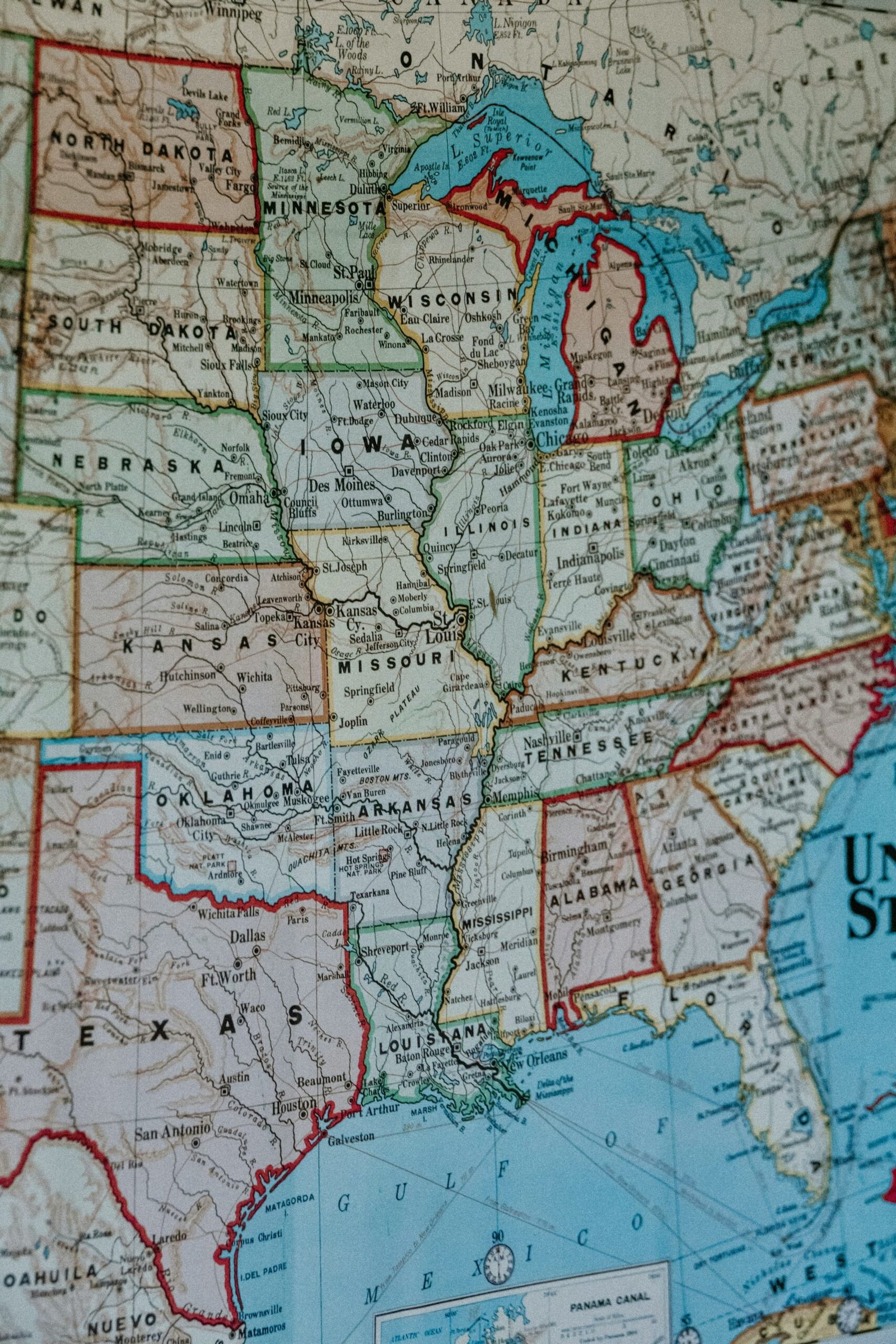 Map representing Alpha Pack retail and wholesale delivery planning across Georgia and the Southeast